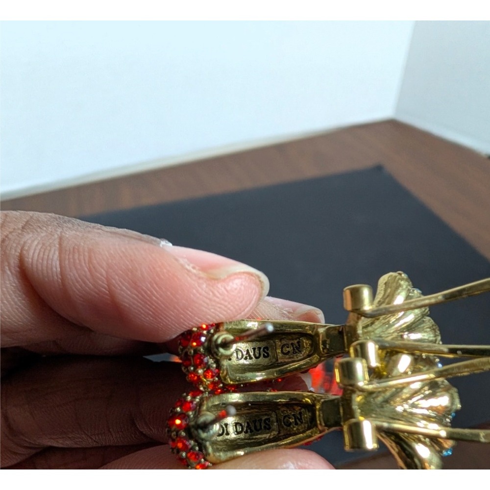 Heidi Daus Maine Lobster Earrings - Picture 3 of 5